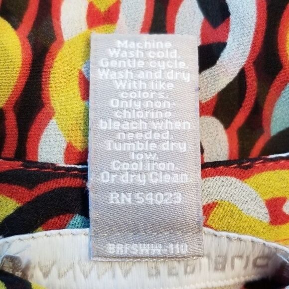 ⭐️ Banana Republic Multi-Colored Sheer Top - Picture 7 of 10